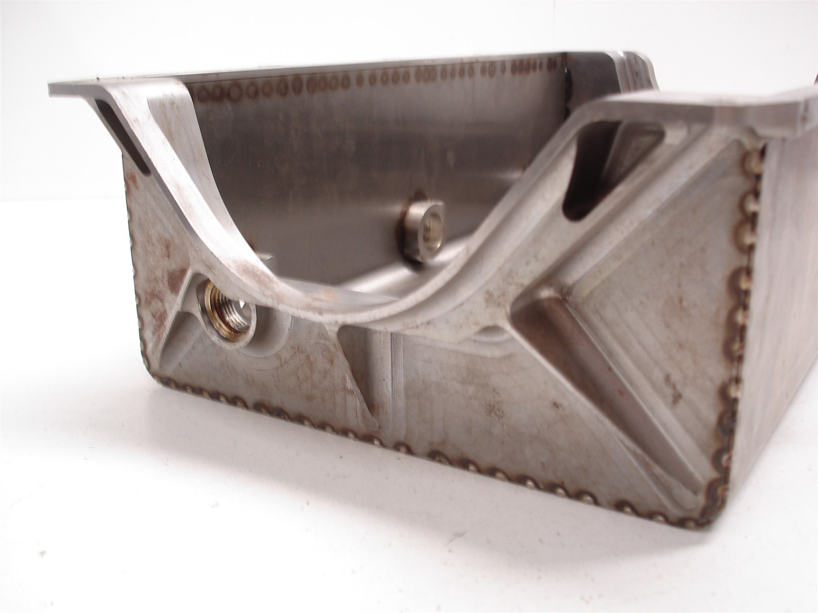 NEW PARTIALLY FINISHED NASCAR HENDRICK GM R07 R07.2 STAINLESS DRY SUMP OIL PAN