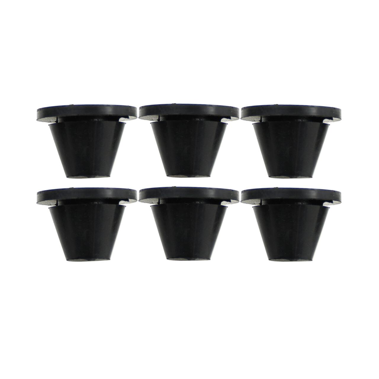 6x Rubber Side Cover Grommets Fits For Harley Touring Road King Glide 1996-2007