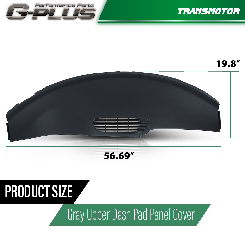 For 1997-1999 Chevrolet Camaro/ Pontiac Firebird Black Upper Dash Pad Panel Cap