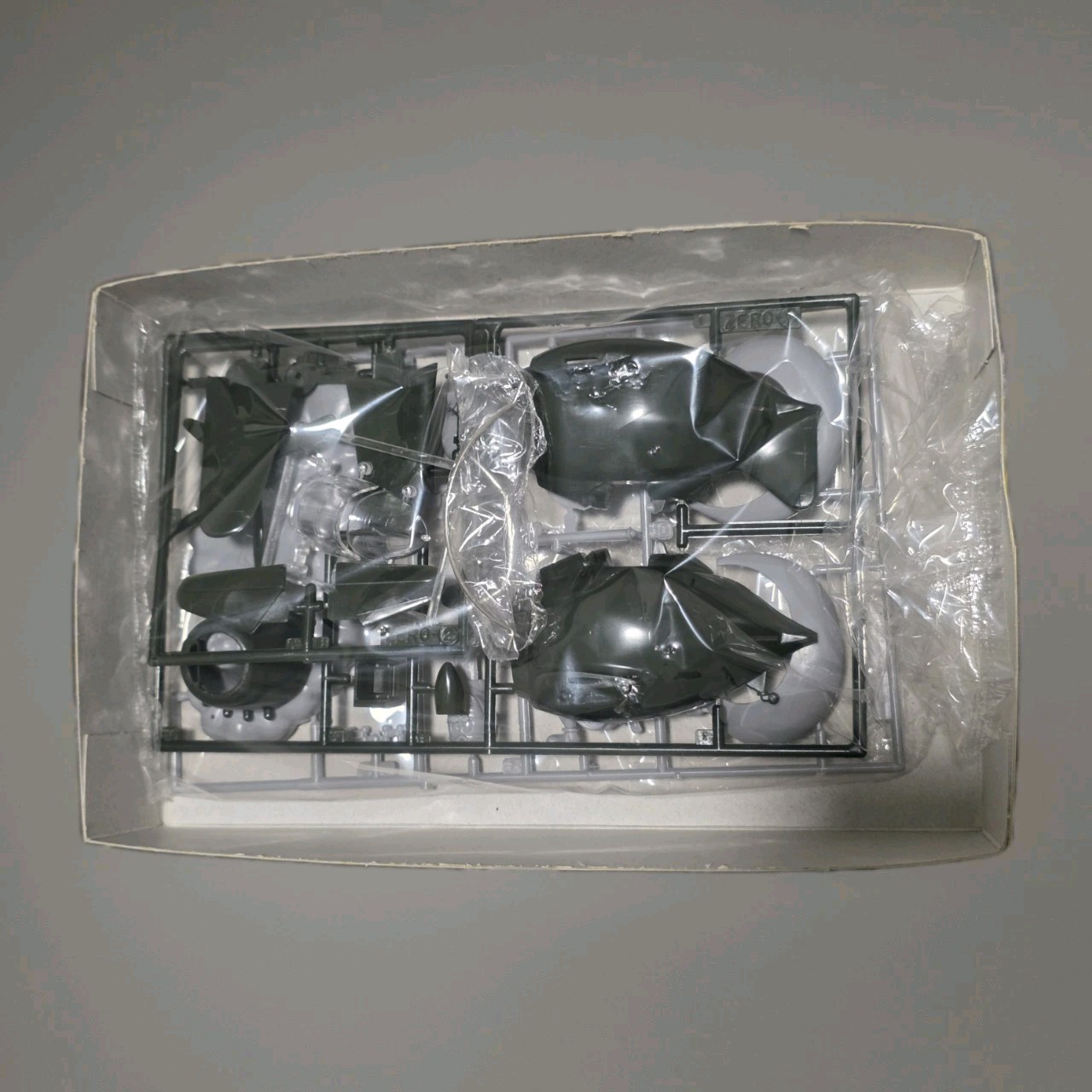 NOS Vintage Hasegawa Egg Plane EW001 God Fighter World Zero Fighter Model Kit