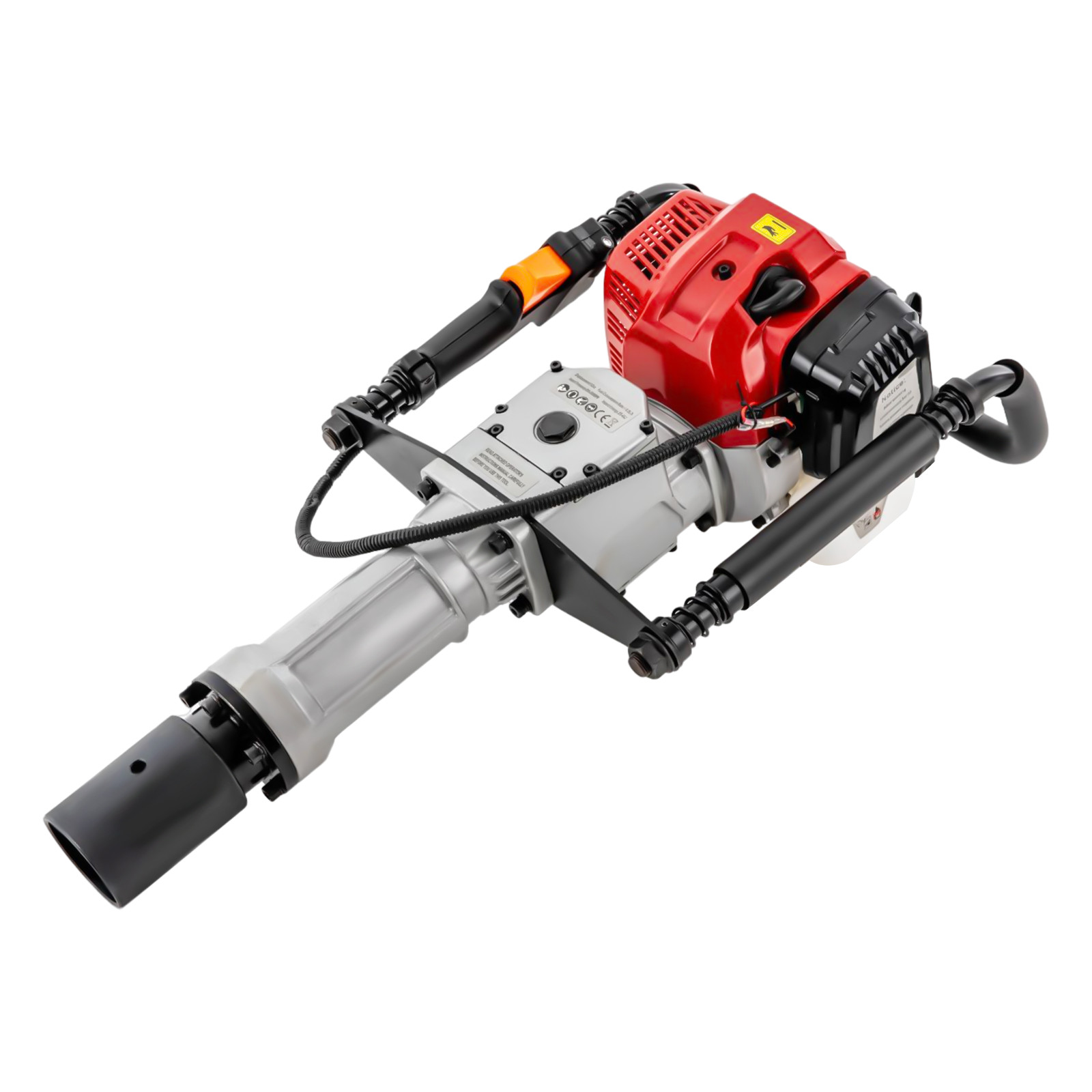 52CC 2.3HP Heavy Duty Gas Powered Fence Pile Driver T-Post Push Gasoline Engine