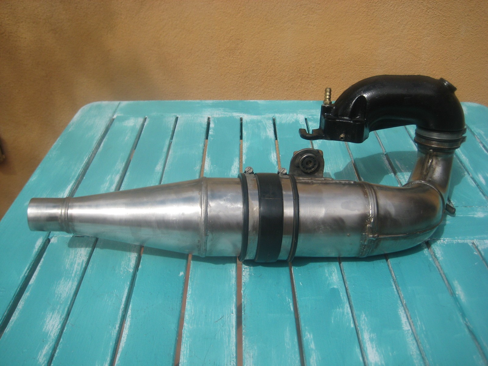 Kawasaki 650 SX X2 Exhaust Pipe Clamps Seal Connecting Tube Muffler Body OEM