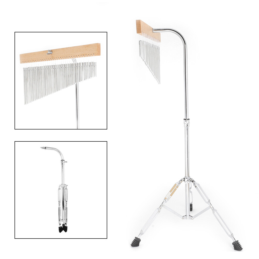 Bar Chimes Musical Instrument 36-Tone Wind Chimes Percussion w/Tripod Stand