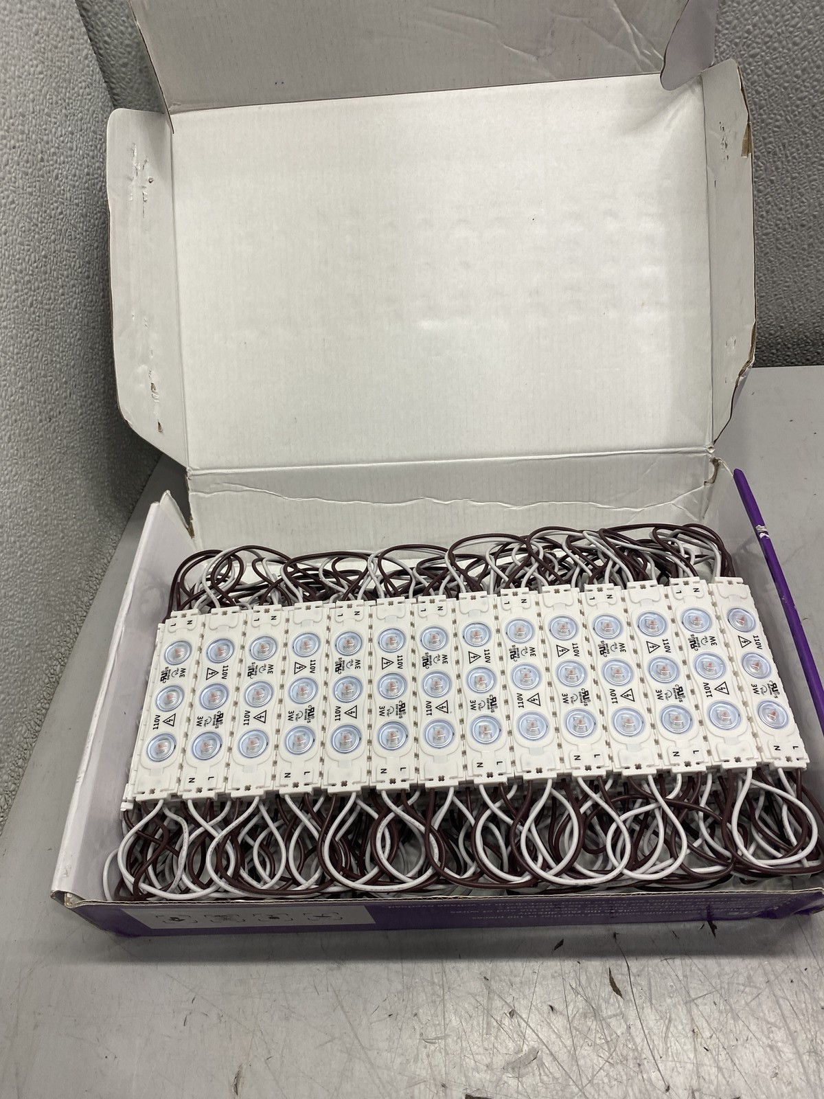 Single Color LED Module 100 Pack Red AC110V/220V DM3BF-67