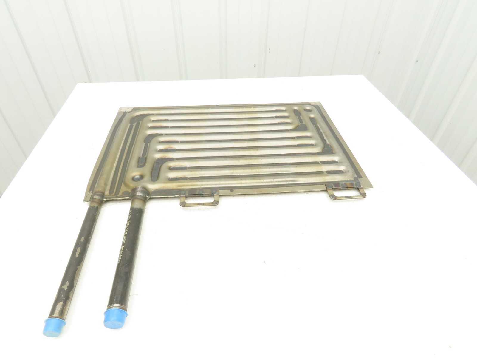 19"x 29" Plate Coil Immersion Heat Exchanger 1"x 3/4" NPT Pipe