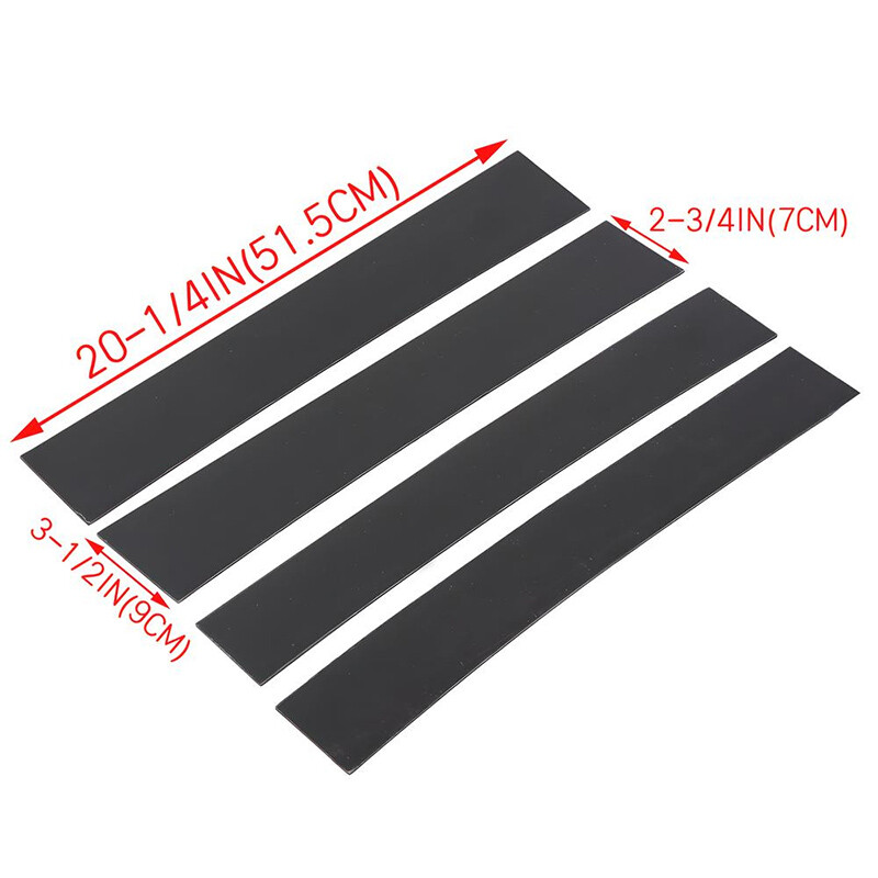 For Cadillac Escalade 2008-2014 Black B Pillar Posts Door Window Trim Cover Kit