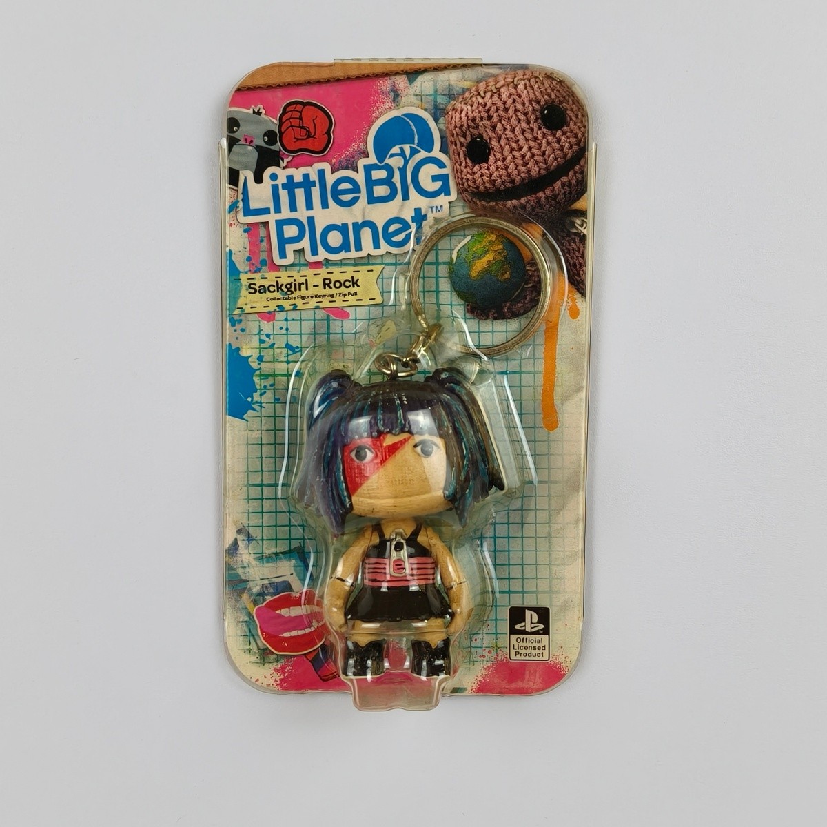 Little Big Planet Sackboy Keychain Rare Figure Toy Gift Collection Pendant