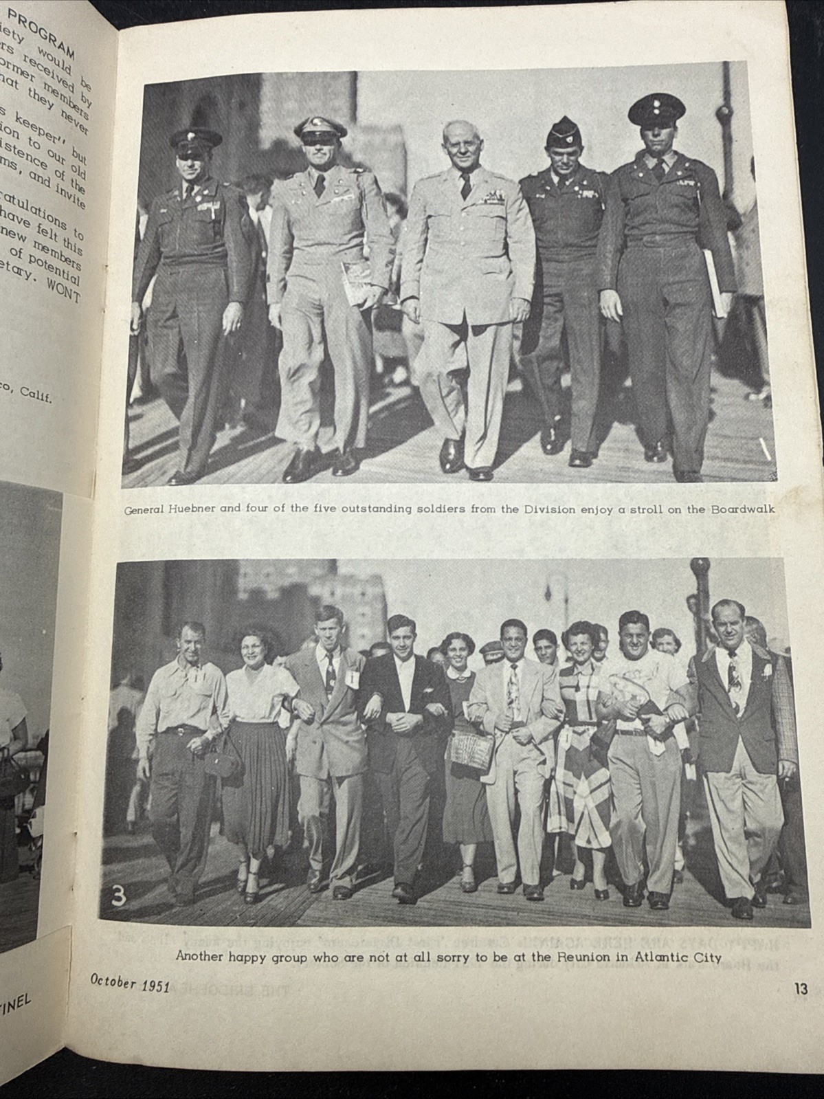 Vintage 1st Infatnry Division Bridgehead Sentinal Oct. 1951 booklet Big Red One