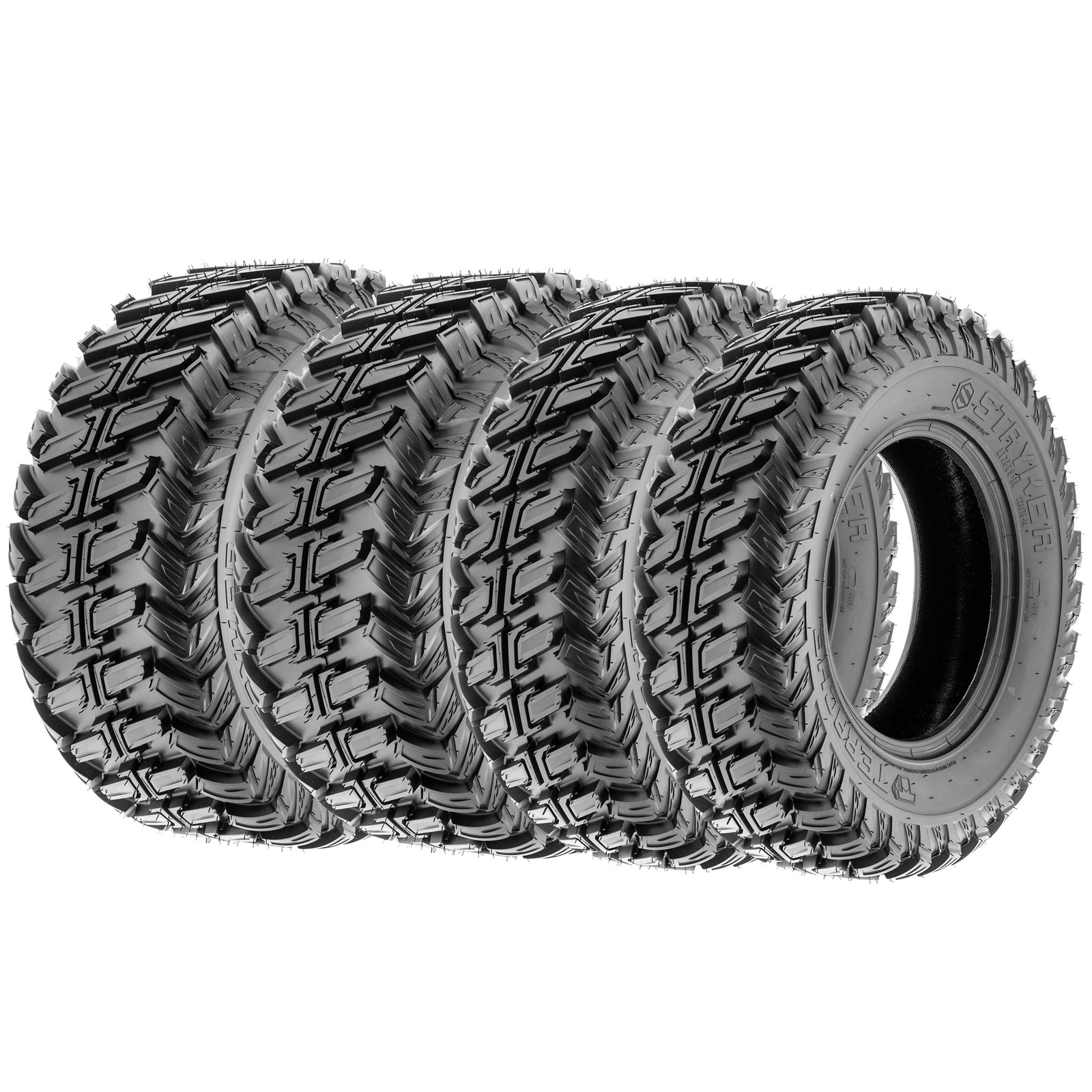 Terache 28x9-14 28x11-14 Loose Over Hardpack ATV UTV Tire 8 PR TE-ST - Bundle