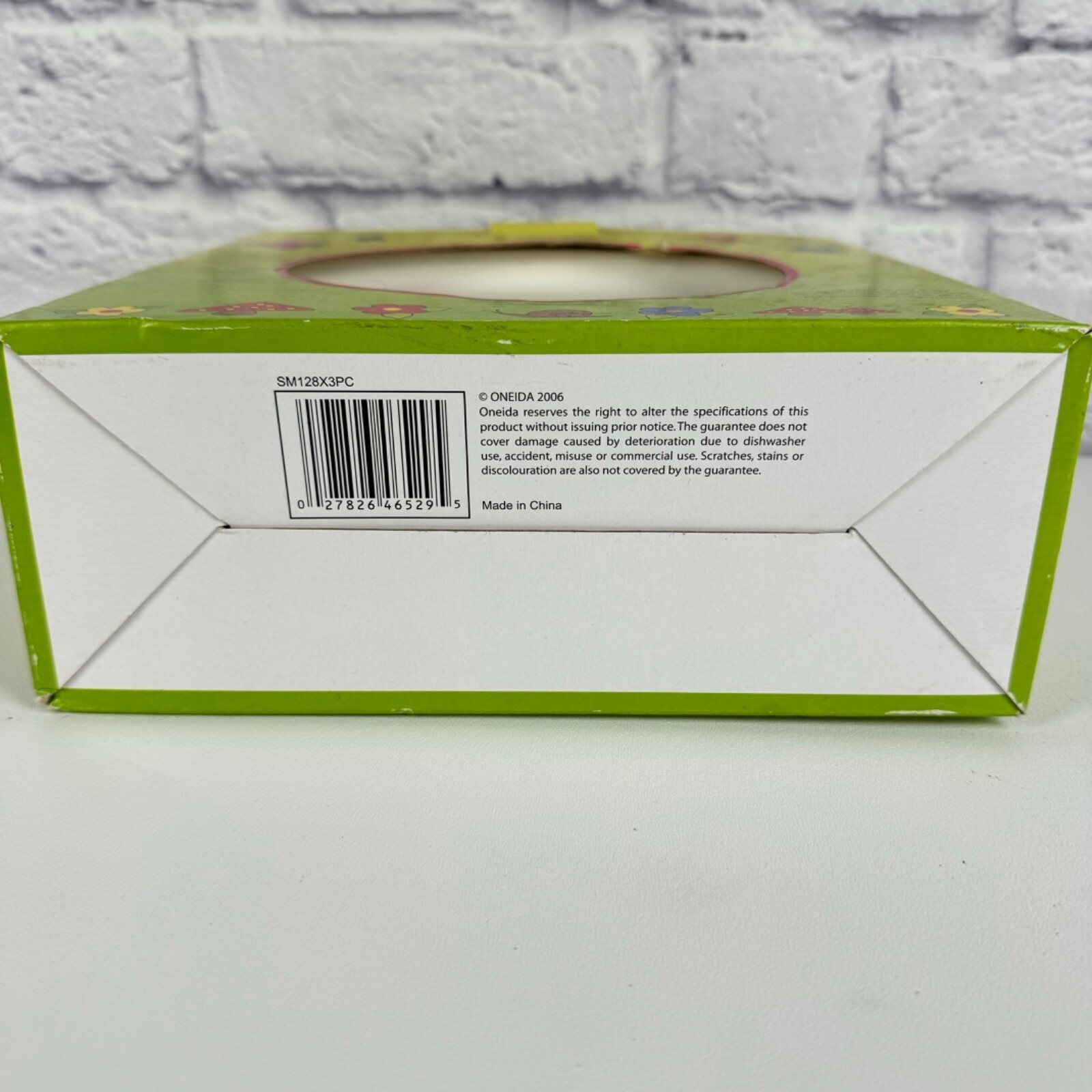 Oneida Picnic Bears Melamine Childs Dish Set 3 Pieces Vintage Apples Mushroom