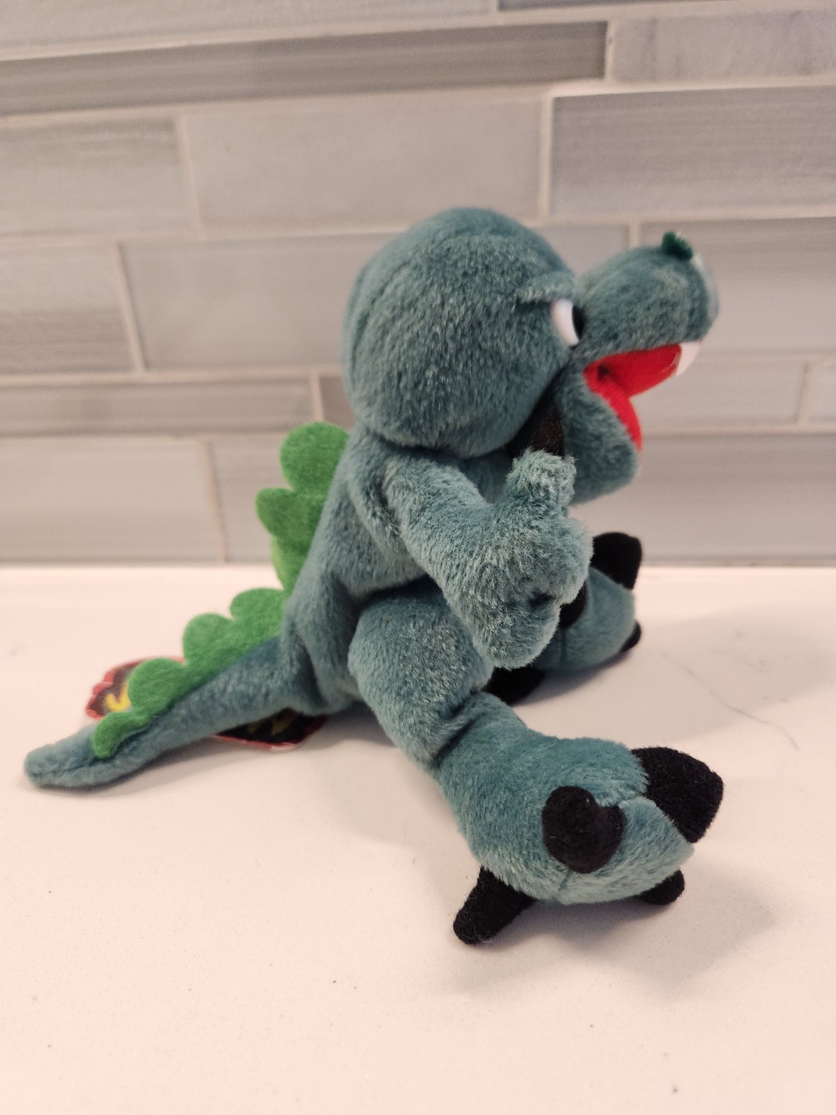 Boris the Mucousaurus Meanies Series 1 7" Plush 1997 Idea Factory Godzilla Spoof