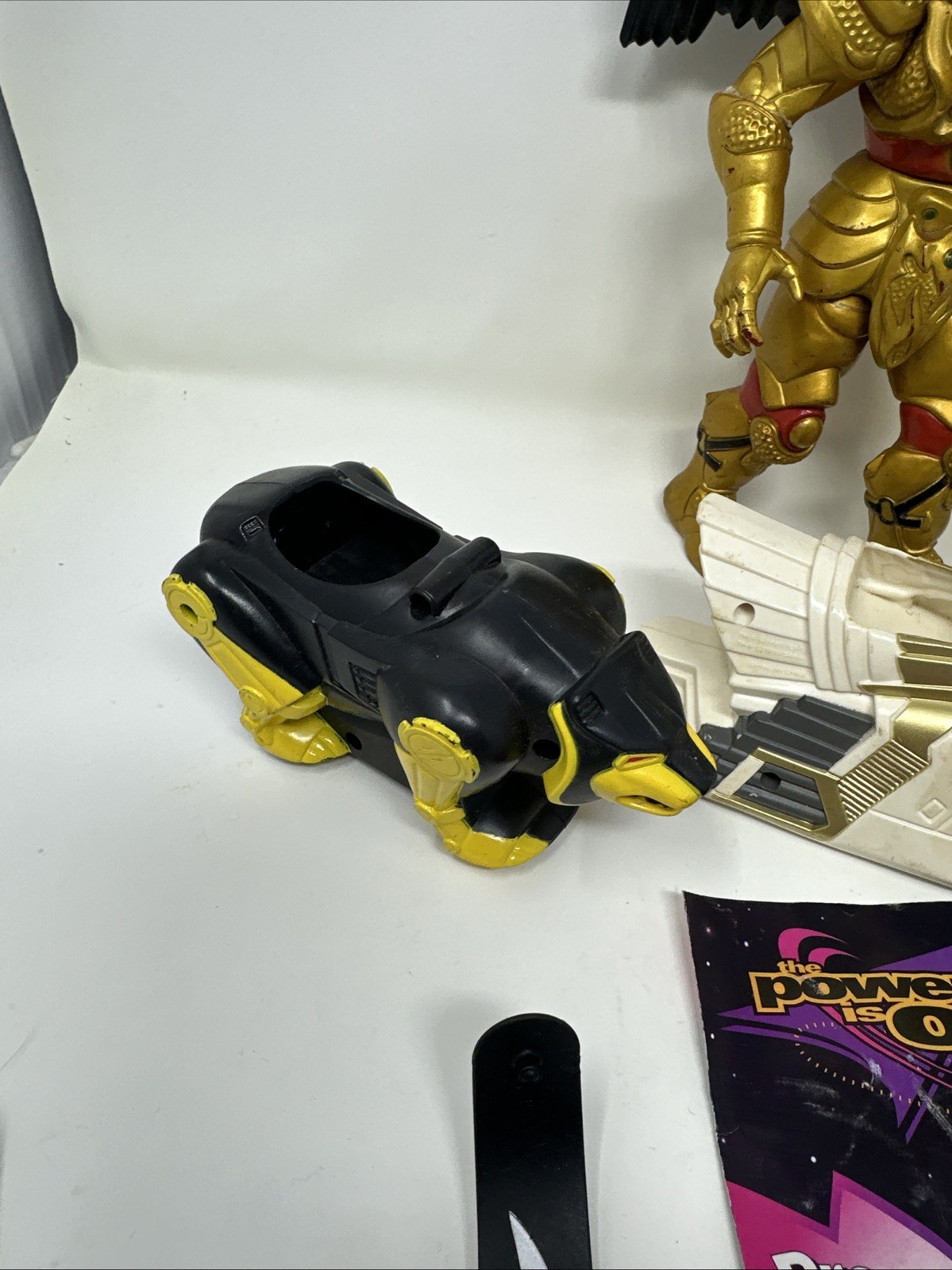 Vintage Power Rangers Toy Lot Bandai 90s Figures parts, and other Items.