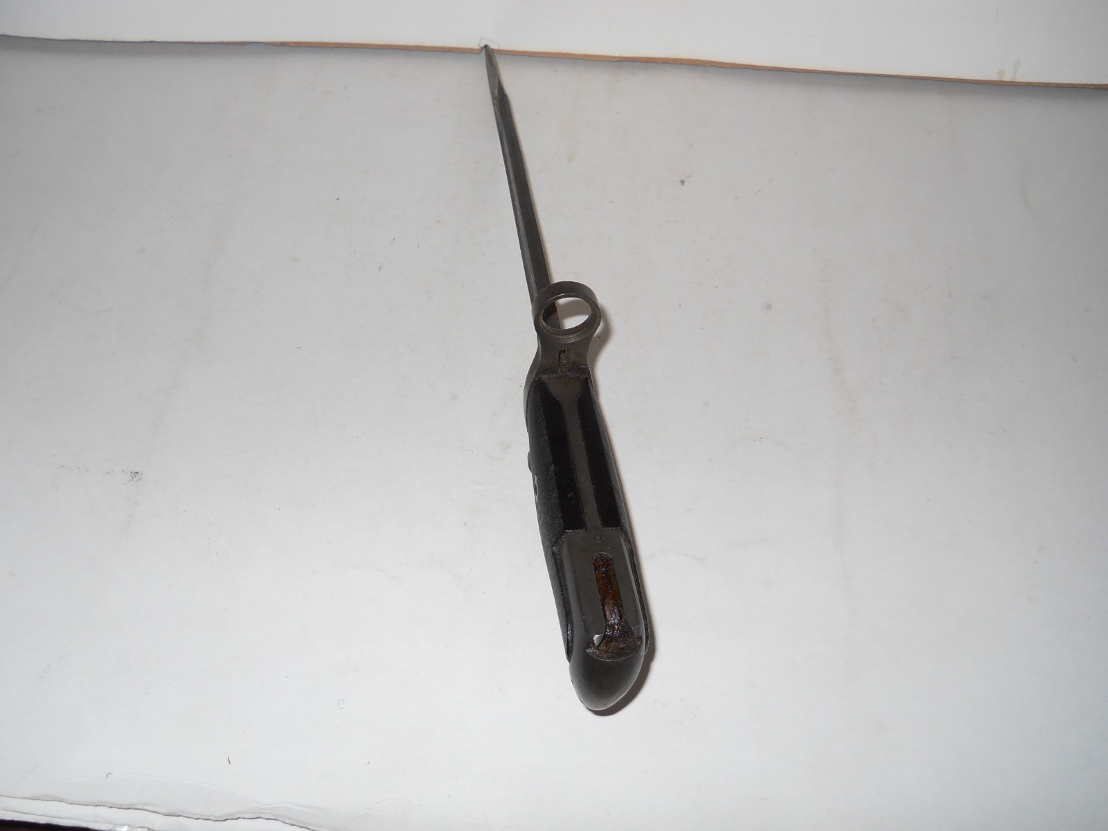 VINTAGE M1 GRAND U.F.H. FLAMING BOMB U.S. BAYONET W/FLAMING BOMB SCABBARD(NICE)