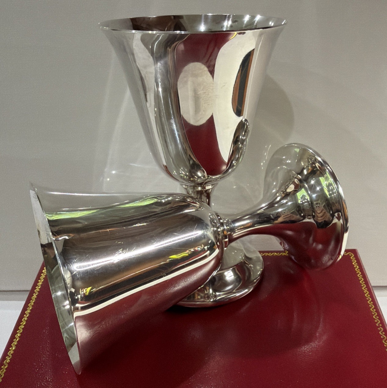 International Lord Saybrook Sterling Silver Cocktail Cup No Mono Goblet Lot Set