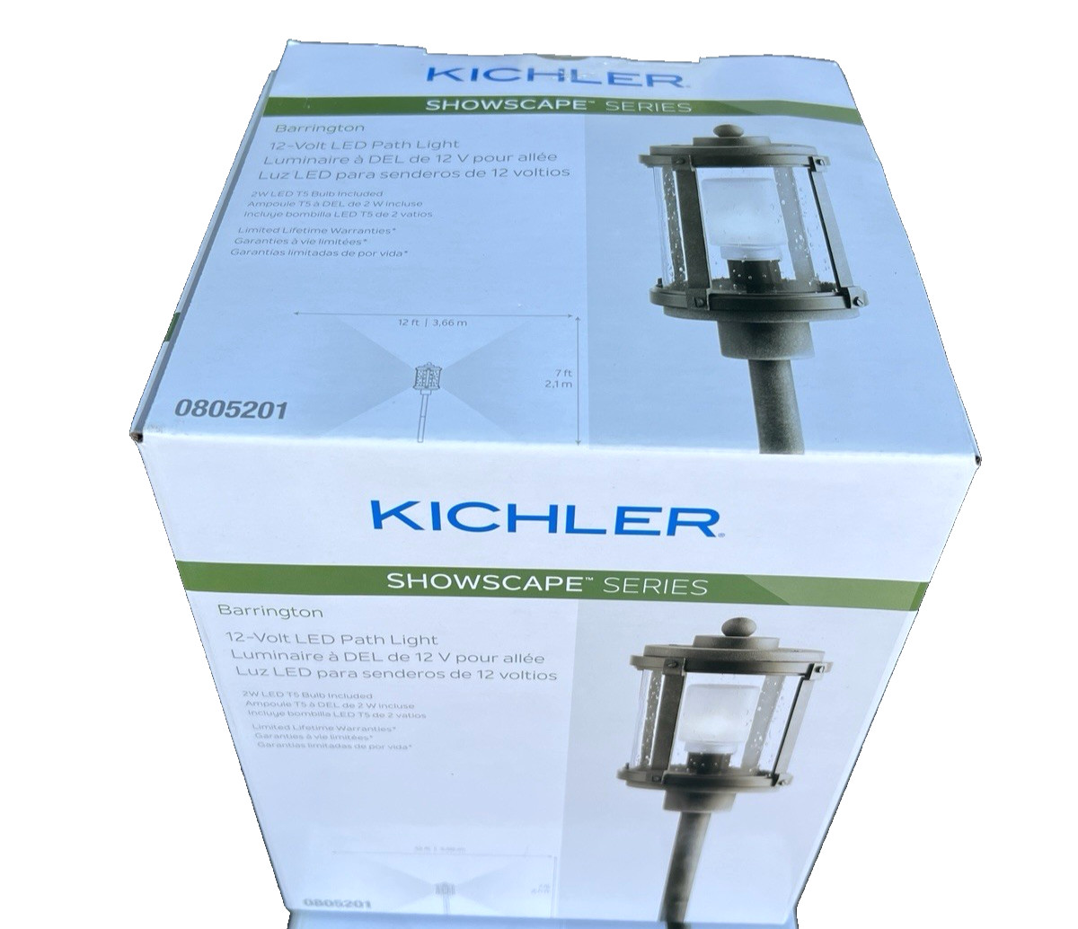 Kichler 180-Lumen 2-Watt Low Voltage Hardwired LED Outdoor Bronze Path Light