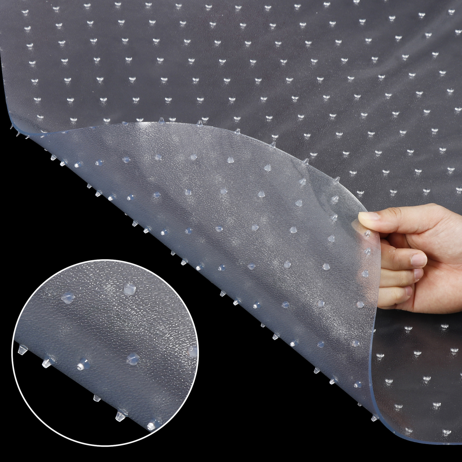 Chair Mat Computer Desk Office Chair Mat for Hard/Carpet Floor 36 x 48"/46 x 60"