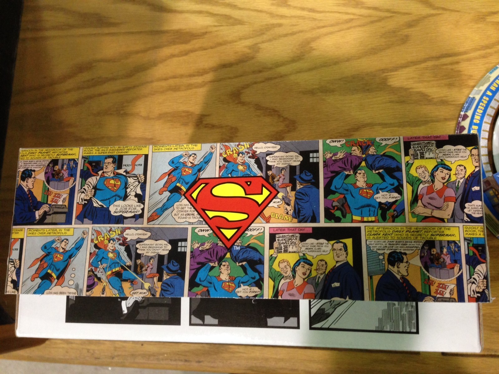 SUPERMAN Schylling WIND UP TIN TOY STREAMLINE TRAIN Superman Express MIB