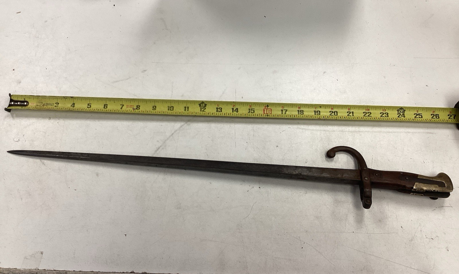 VINTAGE ARMES DE ST ETIENNE GRAS BAYONET 1875