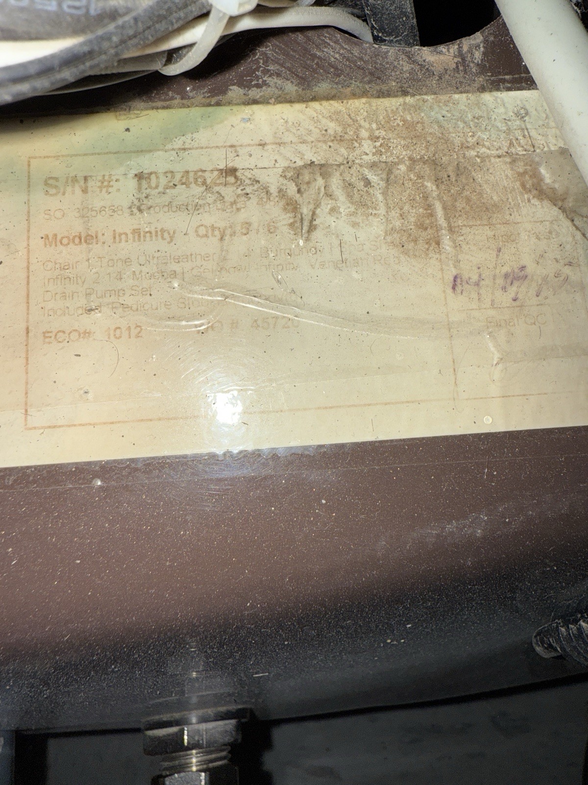 Lexor Infinity Foot spa Great Condition! Made In 2015 All Parts Still Work!