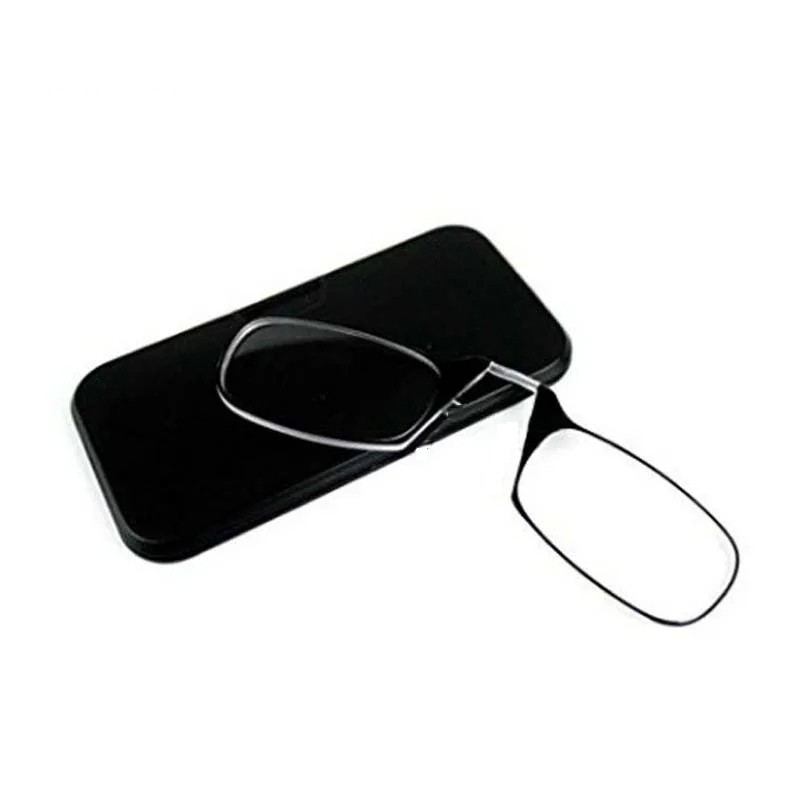 Reading Glasses Nose Clip Ultra Thin Optics Presbyopic +1.0 +1.5 +2.0 +2.5 +3.0