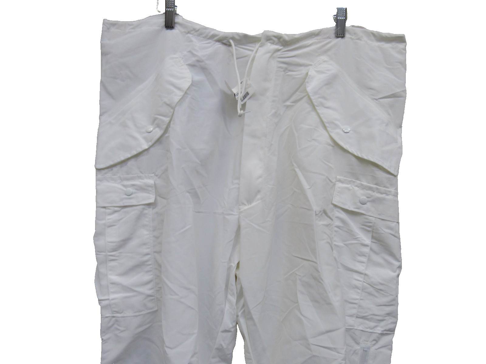 US GI Snow Camo Trousers Pants White Nylon Large Reg Tennier Industries 2018 NOS