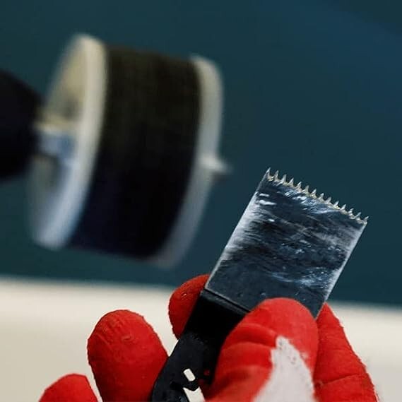 Sharp Pog Oscillating Multi-Tool Blade Sharpener Drill Operated | Rack-A-Tiers M