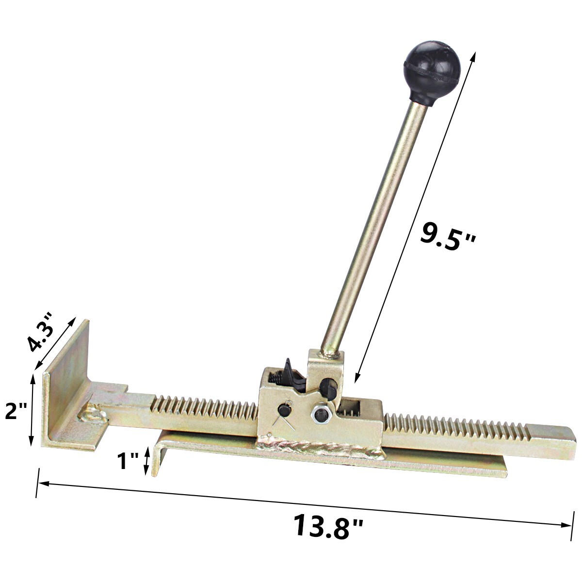 Hardwood Flooring Jack Quick Release Plank Jack Fits All Thicknesses of Floors