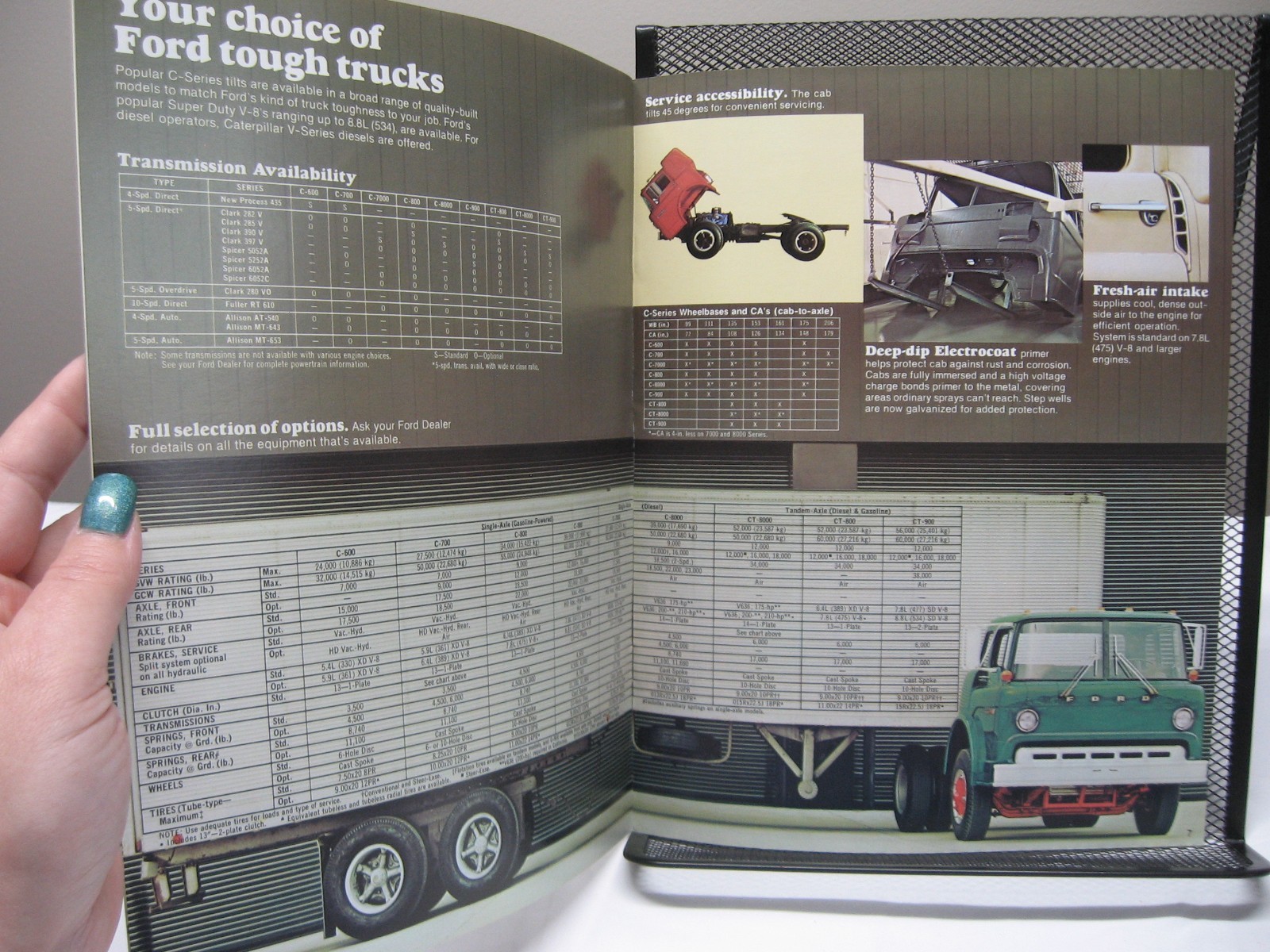 1978 Ford C-Series Truck Dealer Sales Brochure Catalog