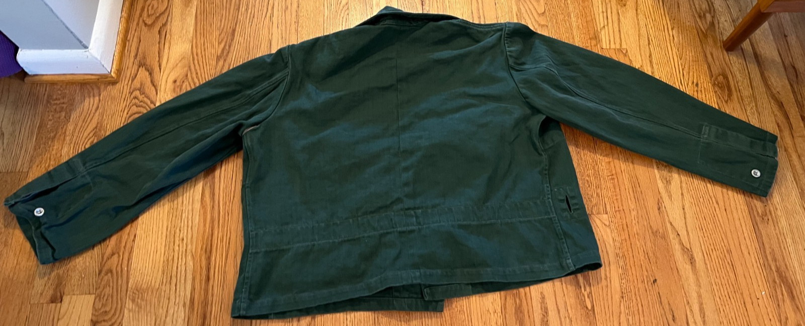 WWII German Heer Panzer Summer Wrap Large/XL Green Cotton Twill Reproduction?