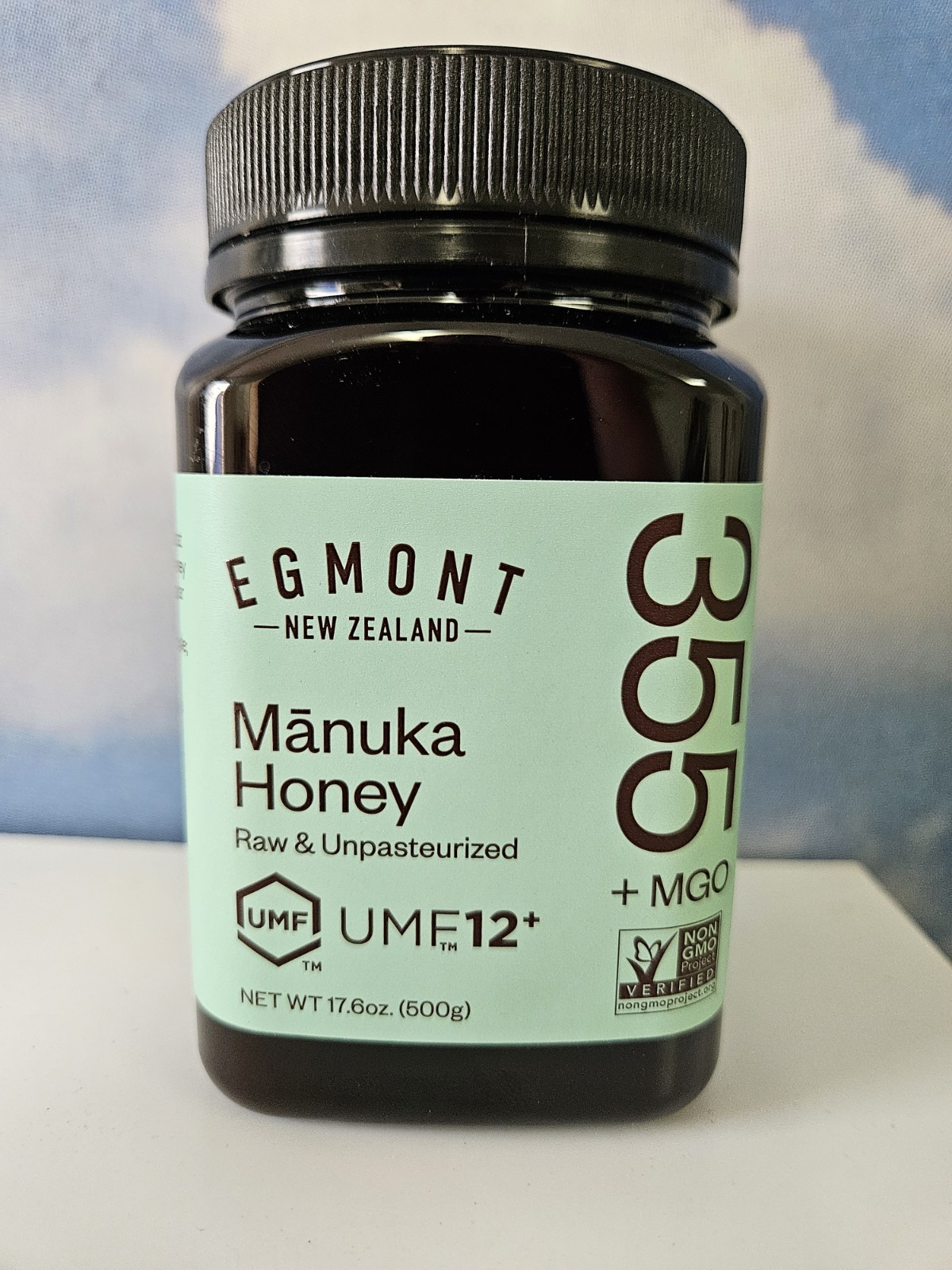 Egmont Honey Rich and Creamy Manuka Honey, UMF 12+, MGO 355+ 17.6oz 03/20/2030