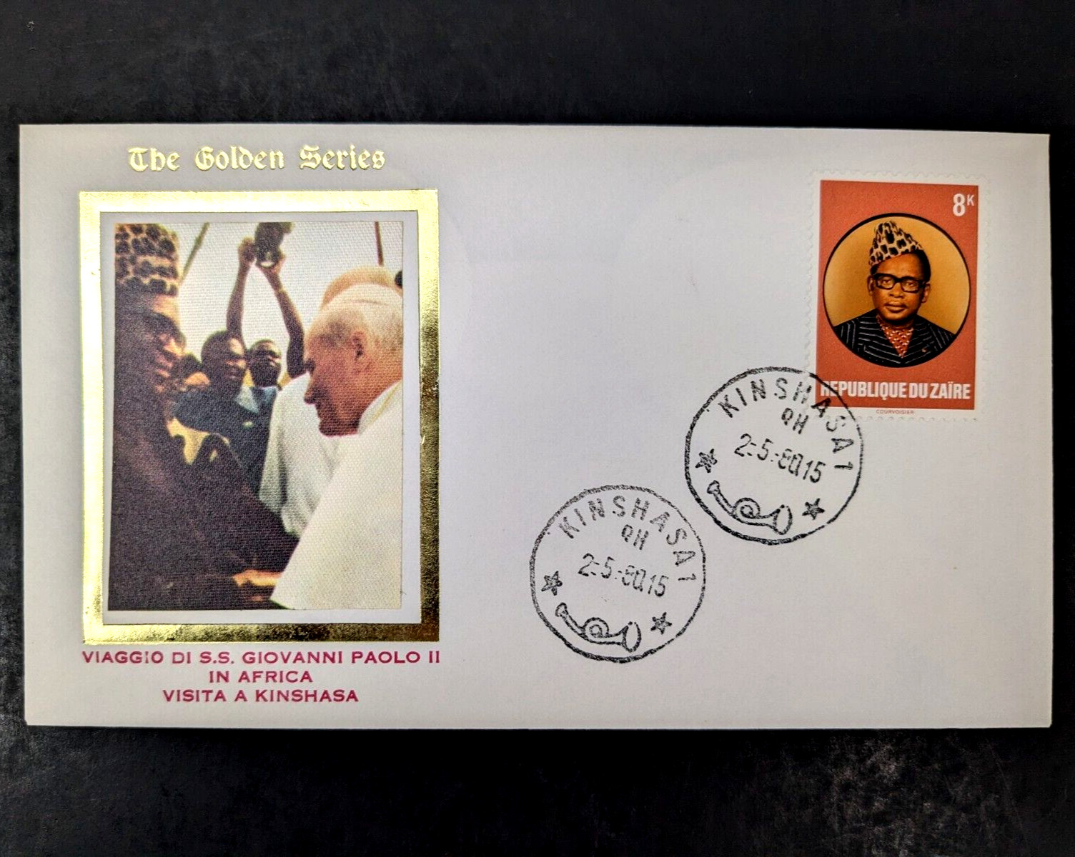 Pope John Paul II, The Golden Series Trip to African Countries Covers, Stamps