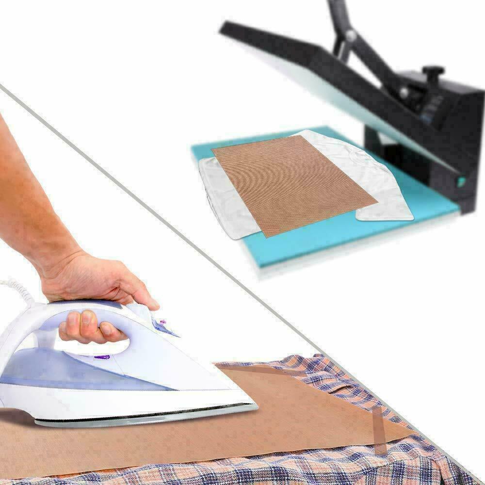 3x Teflon Transfer Sheets for Heat Press Non Stick Iron Resistant Reusable Craft