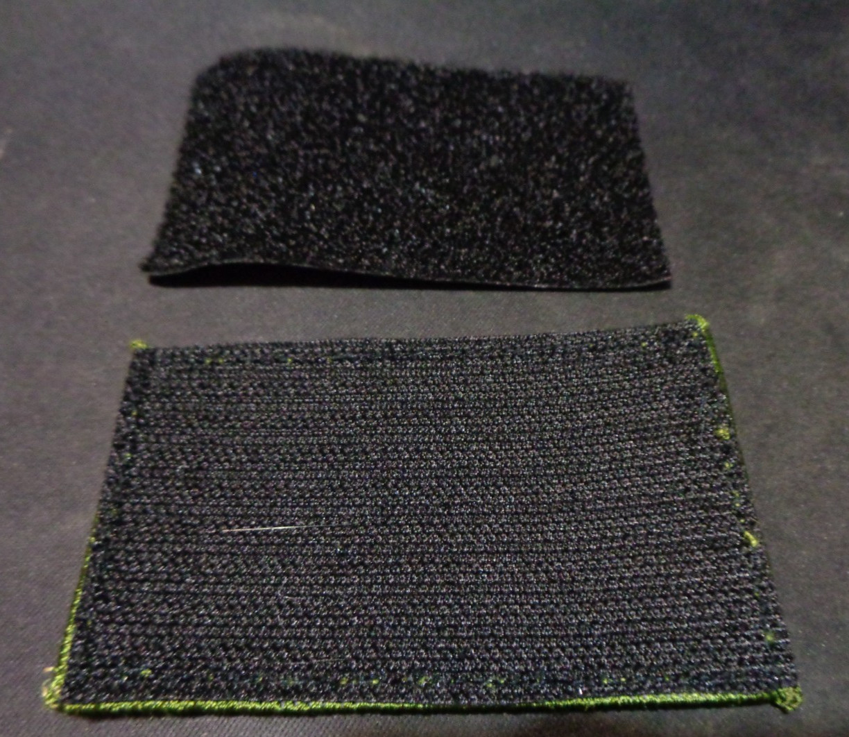 US American FORWARD Flag Patch (OD GREEN) Hook and Look Backing 2" X 3.5" NEW