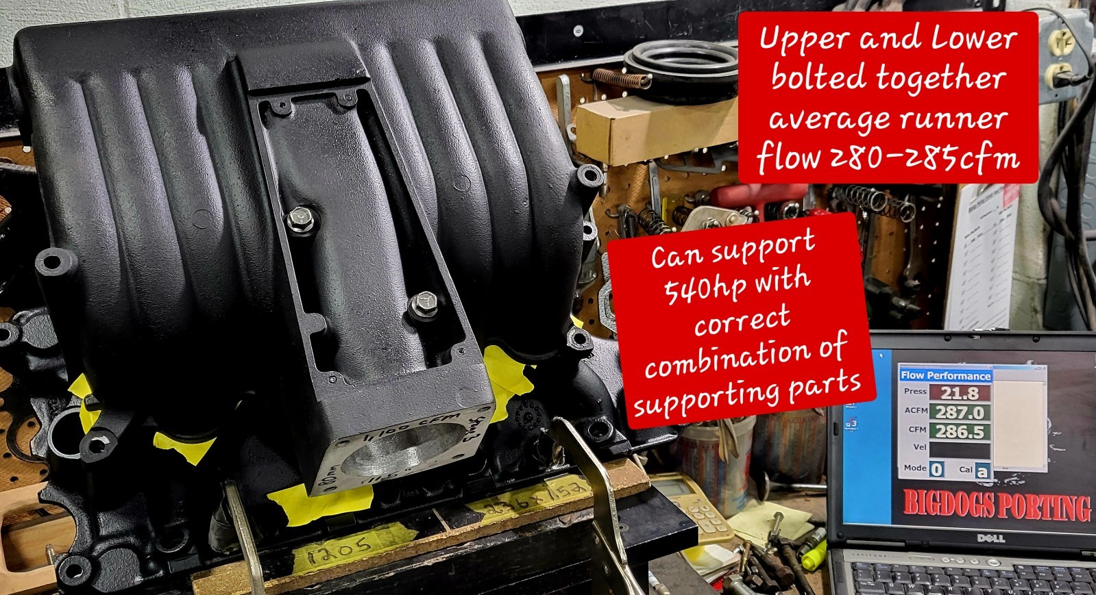 1986-95 STAGE 3 Explorer GT40 Intake manifold from BIGDOGS PORTING!