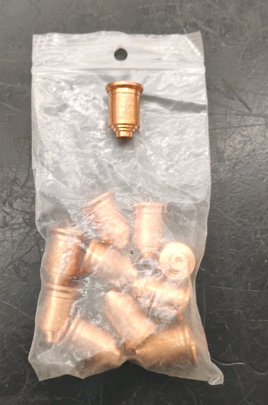 Hypertherm 420419 Nozzle, Duramax Lock, 26-45 A - Lot Of 11 - New