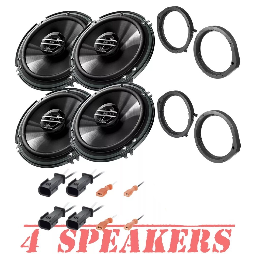 Pioneer 300W Front & Rear Speaker for 2023-UP Honda Accord & 2022-UP Civic