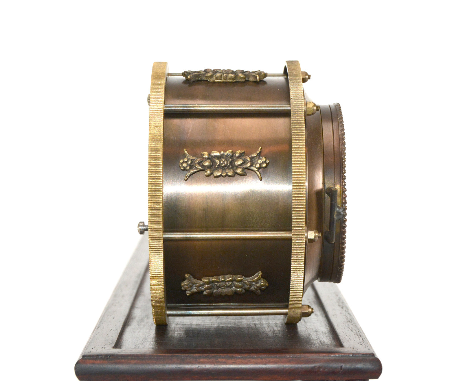 Mystery Gravity Driven Brass Incline Rolling Clock - No Spring or Battery