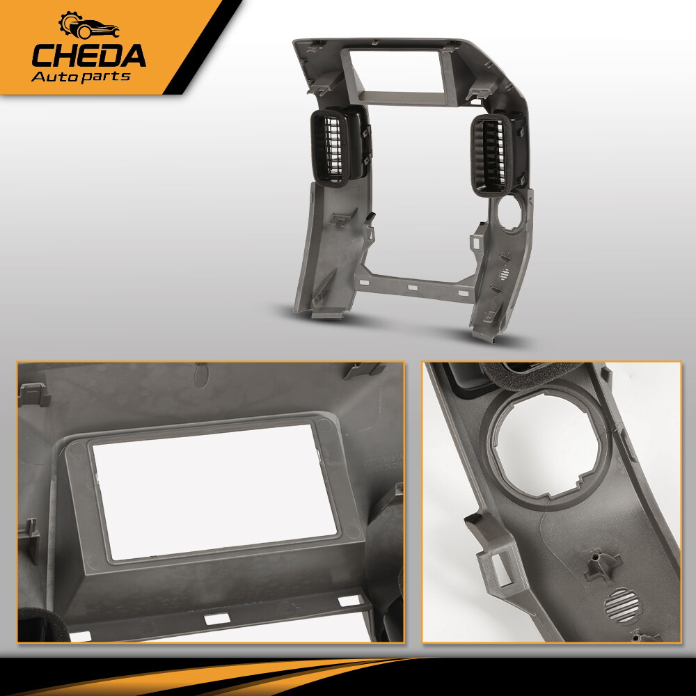 Center Dash Radio Bezel Instrument Panel Gray Fit For 2004-2007 Infiniti QX56