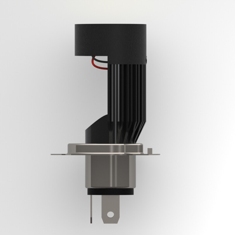 12/24V 5Color Angel Eye LED H4 HS1 P43T Car Headlight Bulb Motorcycle Lamp BA20D