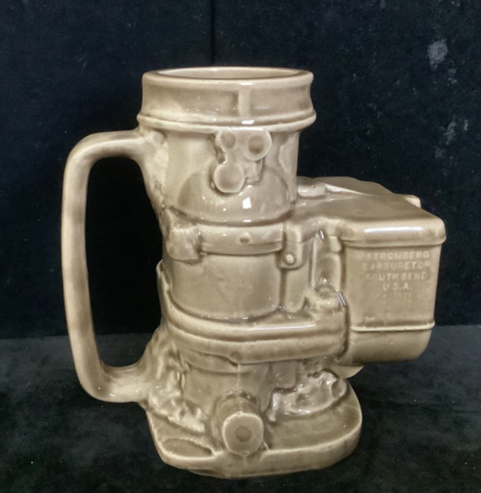 Stromberg 97 Carburetor Coffee Mug South Bend 16 Oz VK Tardel Hot Rod Motor