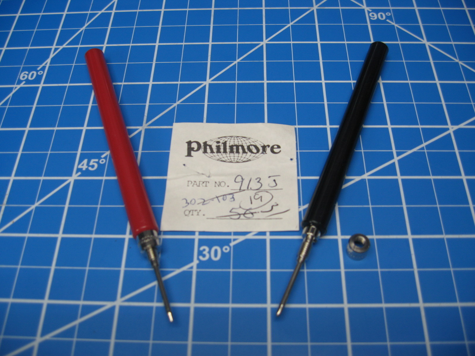 Custom VOM/DVM Test Probe - Vintage Gear - Pin Tip Plug to Philmore 912J & 913J