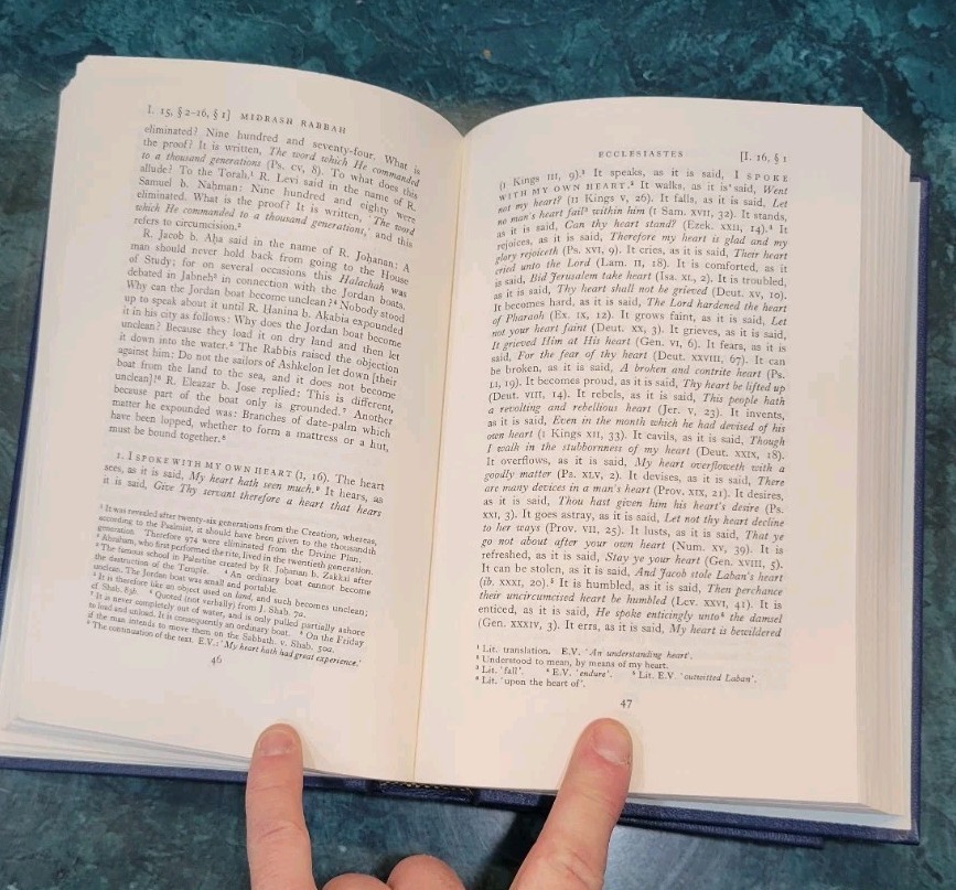 **COMPLETE** 10 Volume Midrash Rabbah In English Translation medrash SONCINO