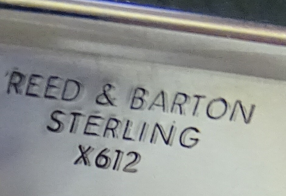 Reed & Barton Sterling Card Case "Diplomat" No Monogram or Removal 2oz.