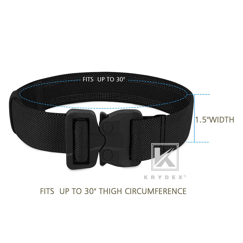 KRYDEX Tactical Thigh Strap Elastic Leg Strap Band for Leg Hanger Drop Holster