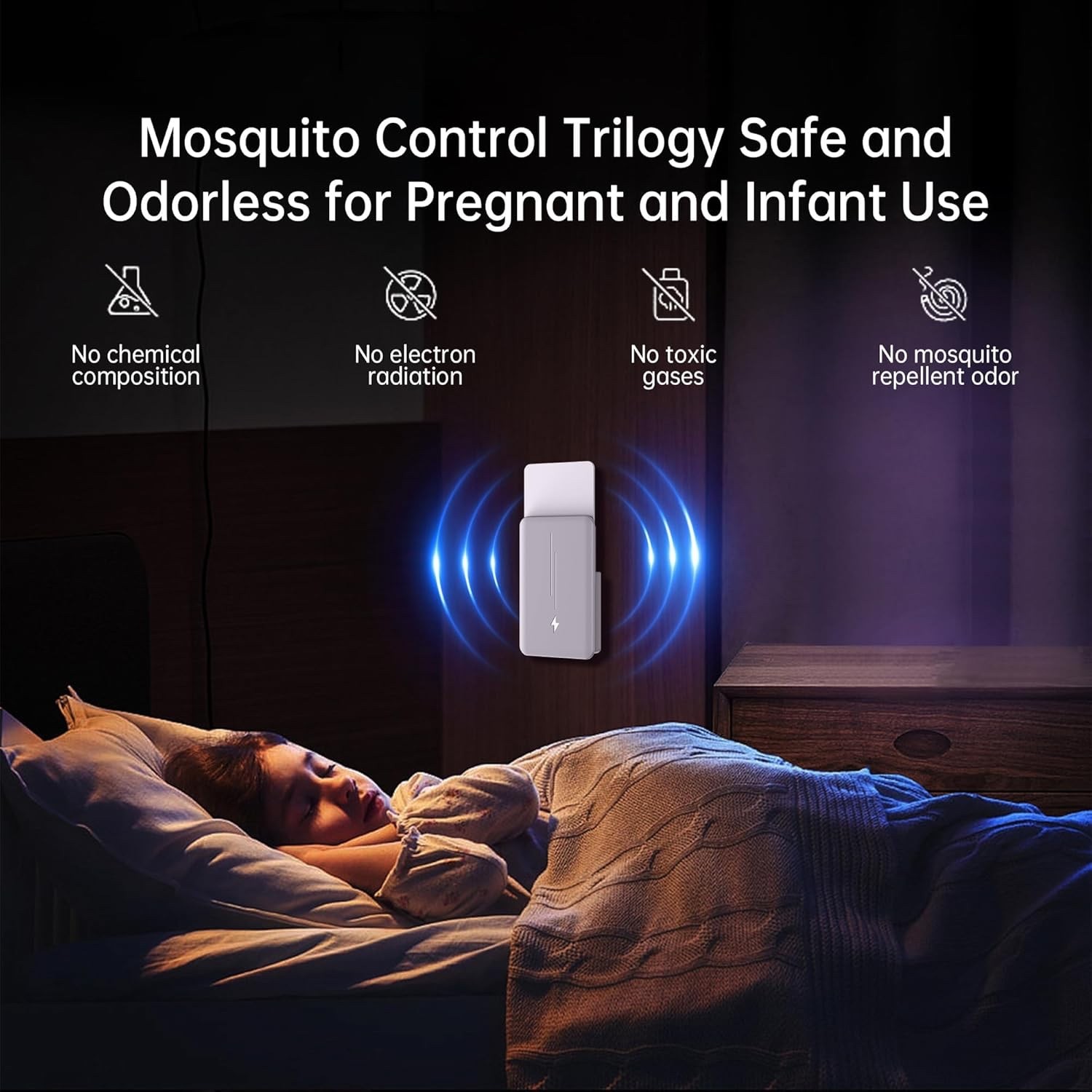 2 Pack Plug-In Flying Insect Trap Zevo UV Light Mosquito Fly Killer w/10 Refills