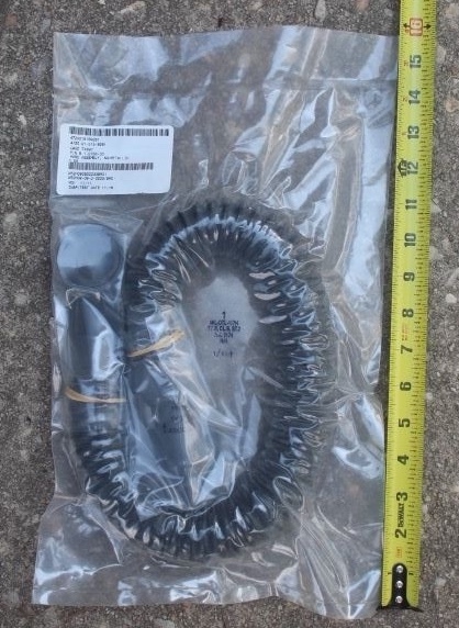 New in Package U.S. Military Gas Mask Hose Extension for M40, M42, M45, CP4R3T3A