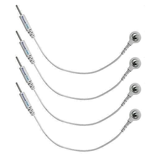 TENS Lead Wire Adapters, Converts 3.5mm Snap to 2mm Pin (Qty 4) Discount TENS