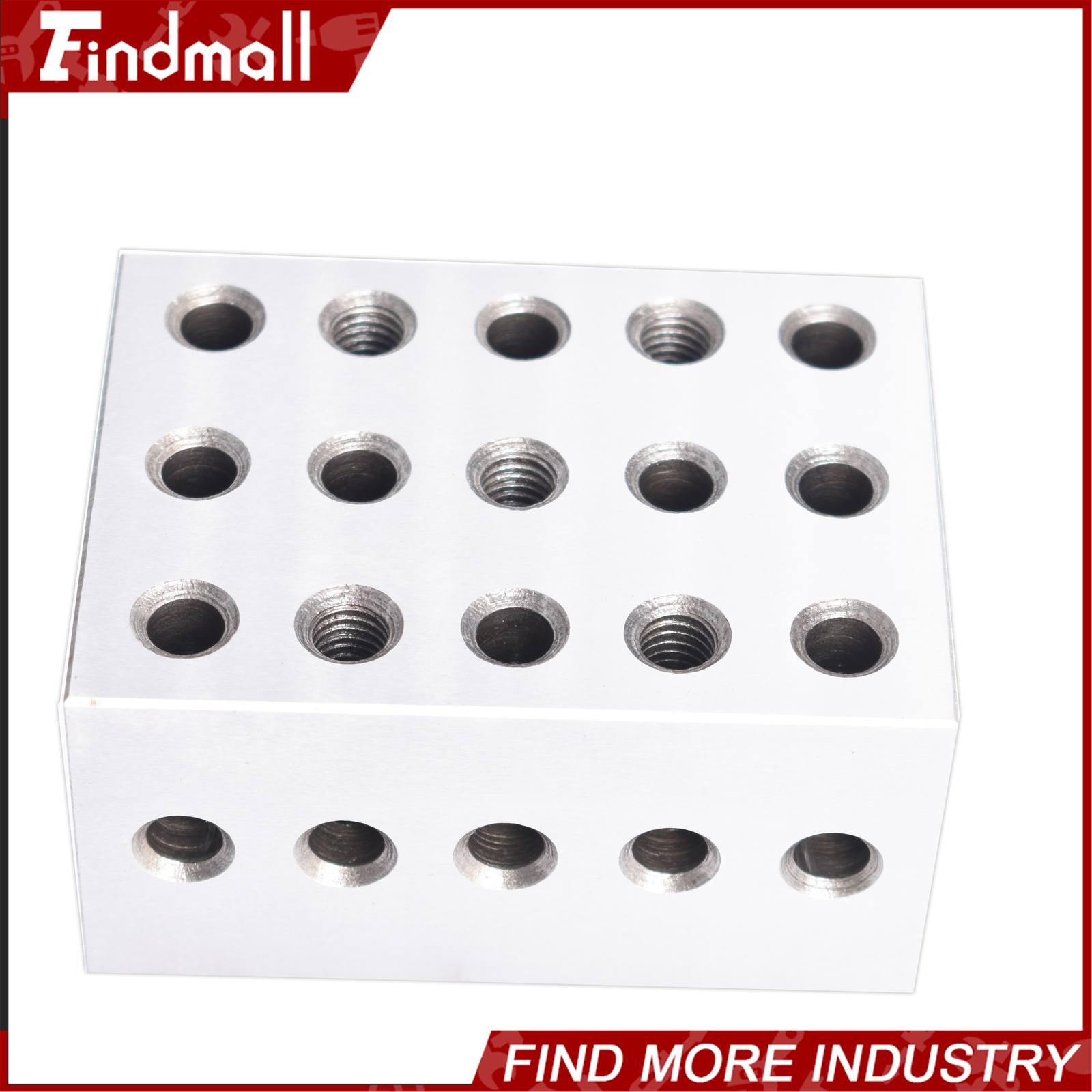 Ultra Precision 1 Matched Pair 2-3-4 Blocks 23 Holes .0002" Precision New