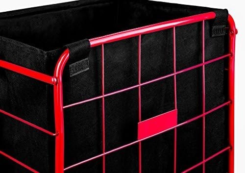 Folding Grocery Basket Cart Shopping Wheel Large Utility Laundry18"X15"X24"BAG