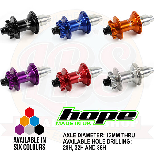 Hope Pro 4 Rear Boost Hub 148 x 12mm - All Specs And Colors - Brand New
